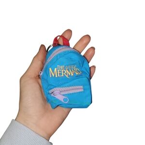Vintage Disney The Little Mermaid Purse Backpack Keychain